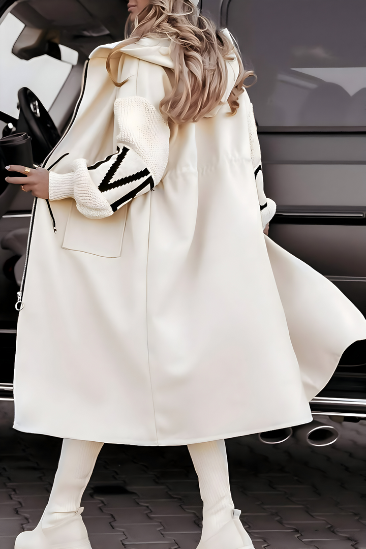 Harriet - Elegant Hooded Cardigan Coat