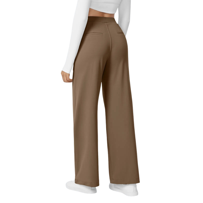 Evie | Classic Straight Leg Smart Work Pants