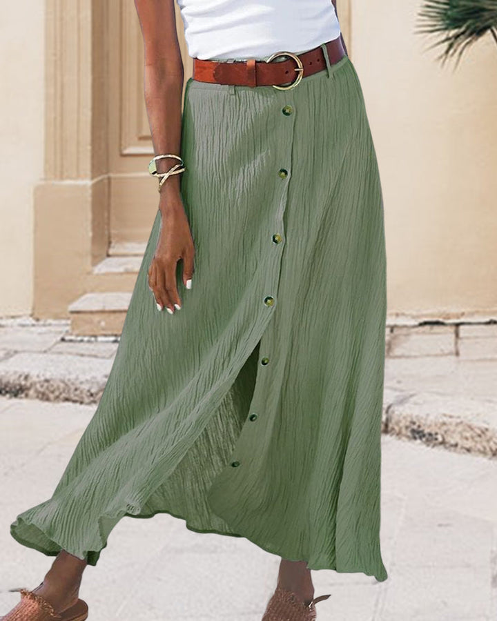 Millie | Flowing skirt with buttons