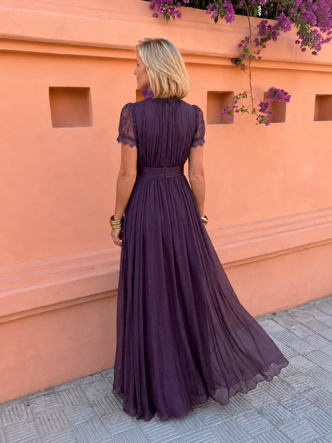 Cassandra Chiffon Long Dress