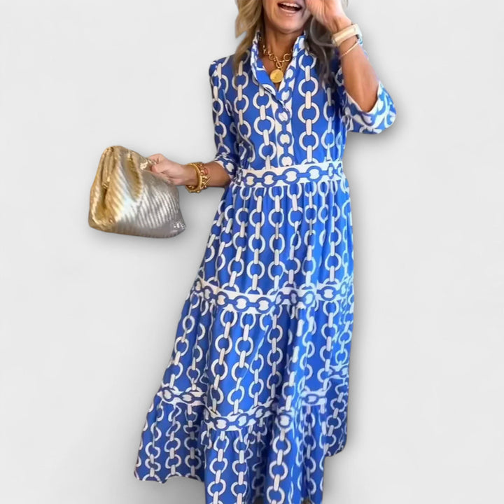 Daisy - Chain Detail Floral Midi Dress