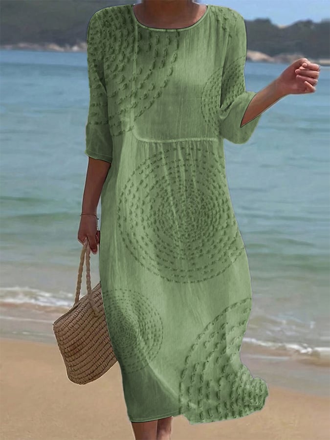 Hannah | Casual embroidered women's dress