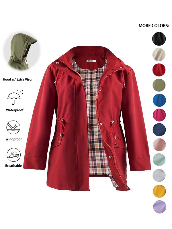 Rachael | Lightweight Hooded Trench Coat for Casual Outings