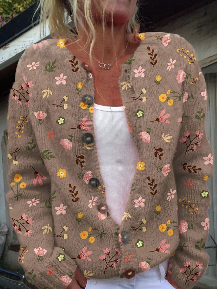 Naomi | Vintage Floral Cardigan