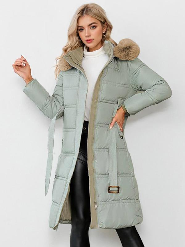 Naomi | Stylish Plush Coat with Waist Tie for Cosy Fall & Winter