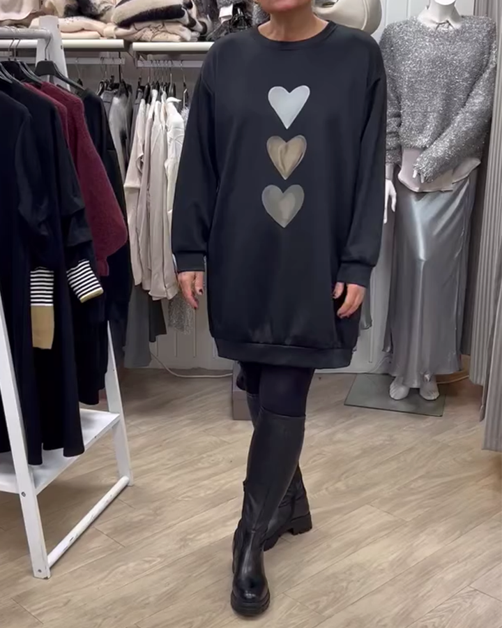 Ava | Casual Sweatshirt Dress