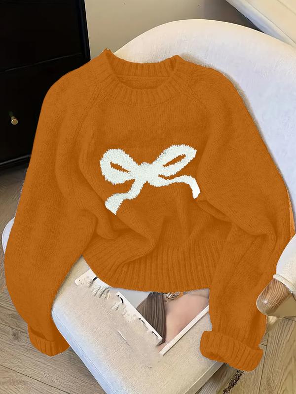 Gabrielle | Elegant Bow Knit Sweater for Fall & Winter Fashion