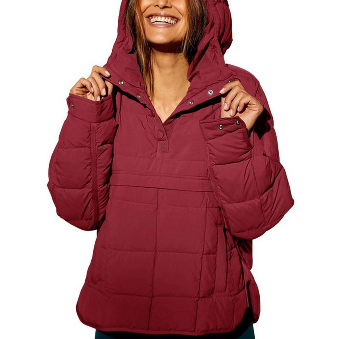 Zoe | Oversized Hooded Pullover Hooded Jacket