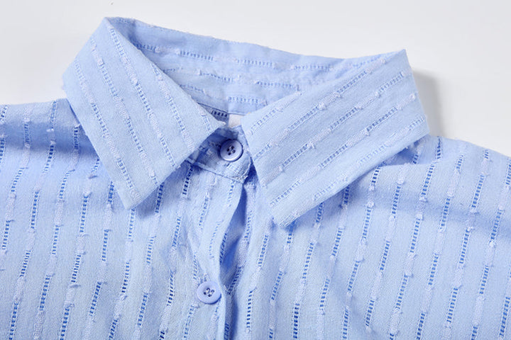 Evie | Lightweight blouse and shorts set