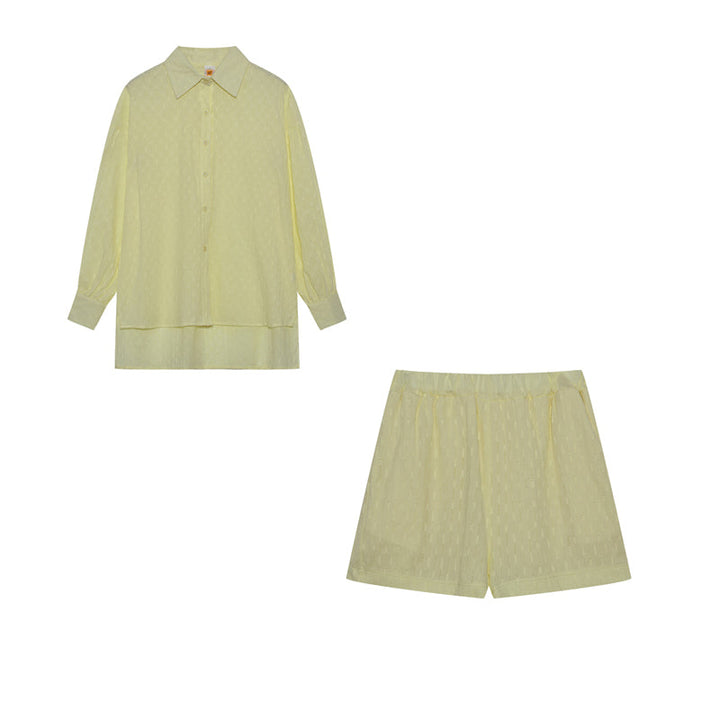 Evie | Lightweight blouse and shorts set