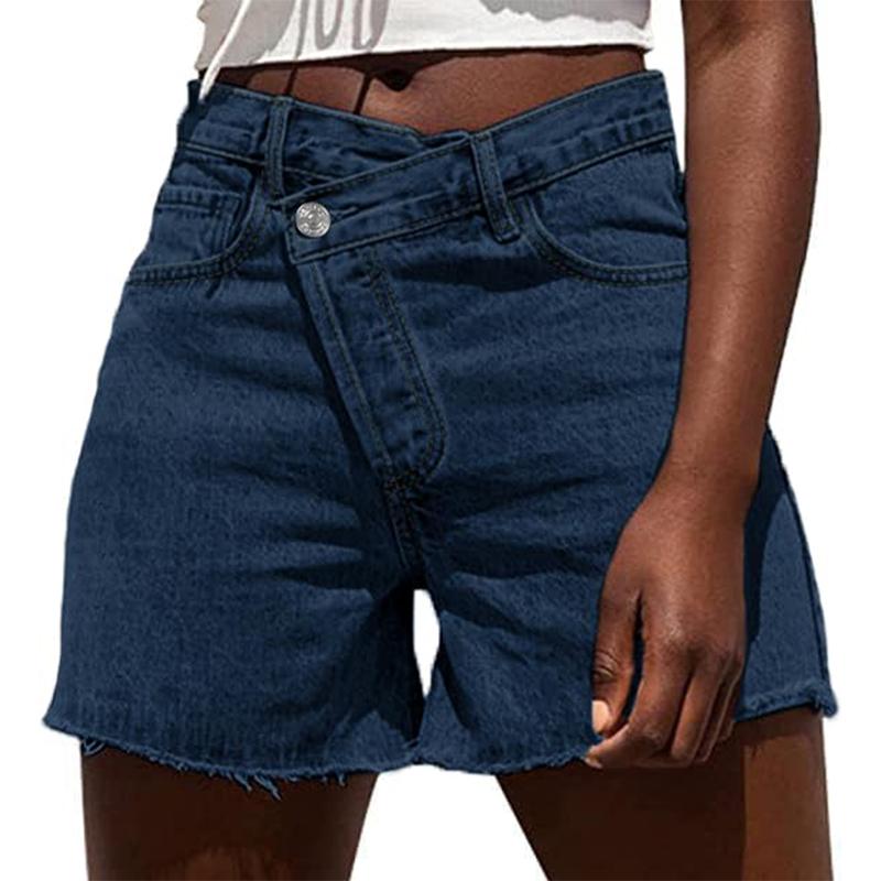 Rosie | Casual High Waisted Crossover Summer Shorts