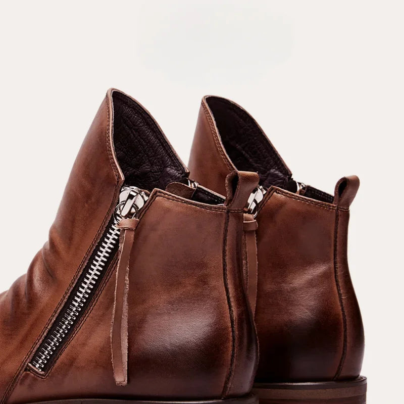 Toby - Leather Chelsea Boots
