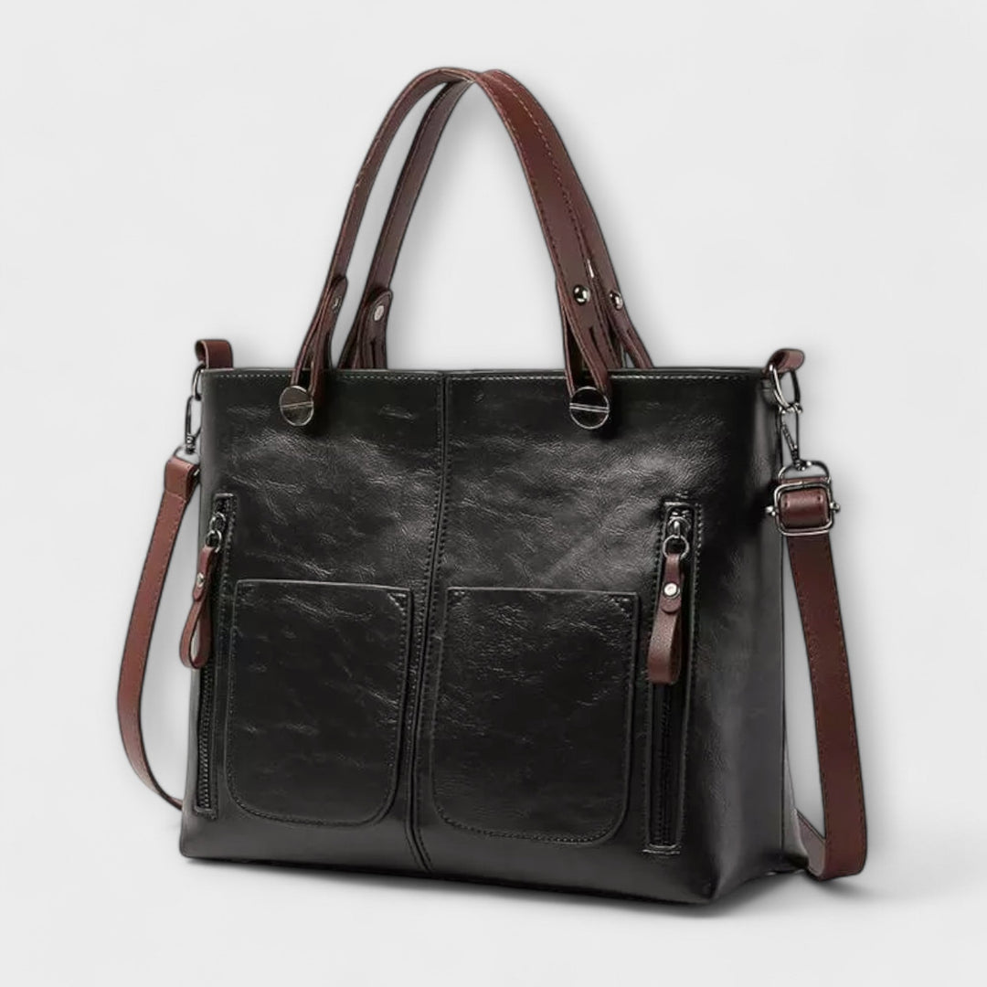 Olivia - Elegant Leather Tote