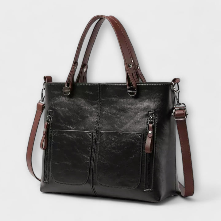 Olivia - Elegant Leather Tote