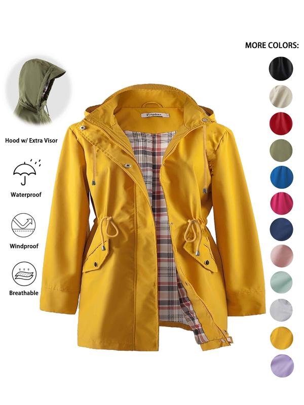 Rachael | Lightweight Hooded Trench Coat for Casual Outings