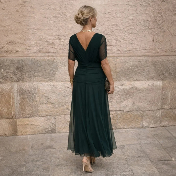 Ottoline Elegant Green Dress