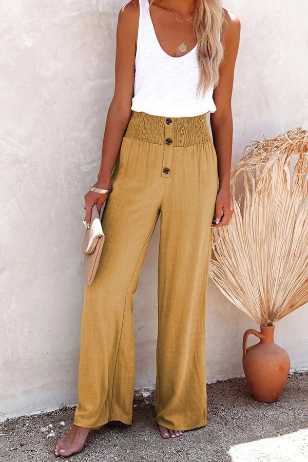 Rose | Relaxed high-waisted trousers