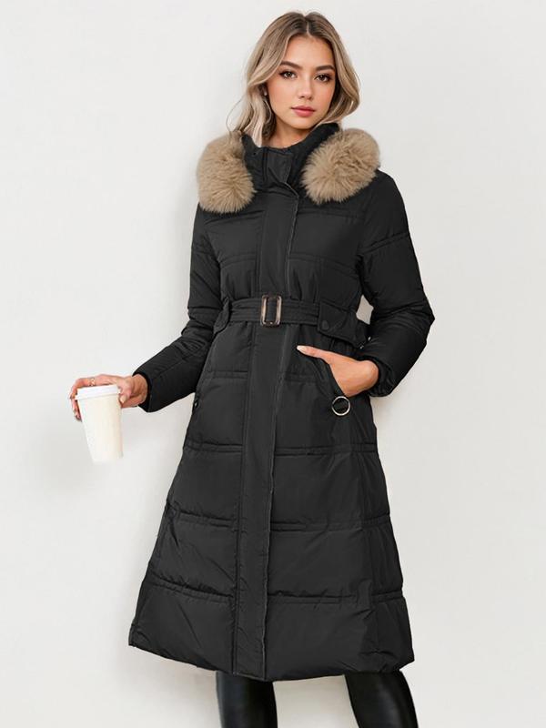 Naomi | Stylish Plush Coat with Waist Tie for Cosy Fall & Winter