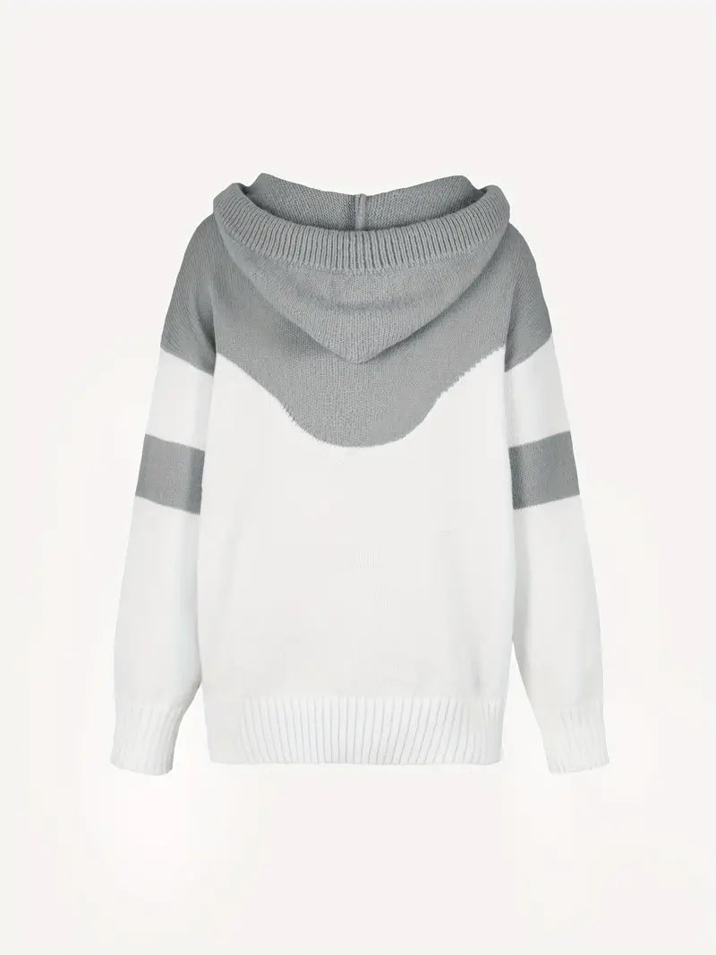 Tessa | Dual-Tone Cosy Hoodie