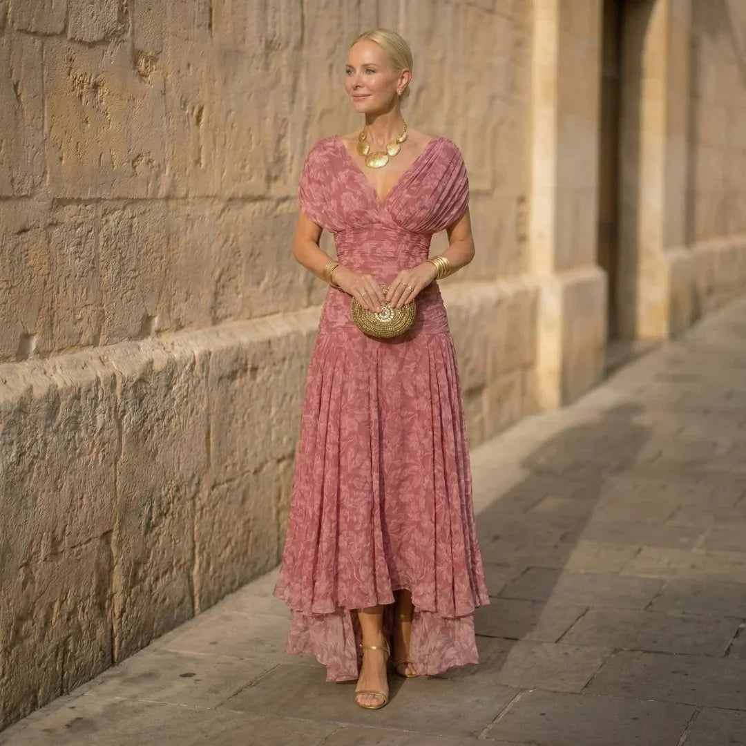 Anthea Flowing Chiffon Dress