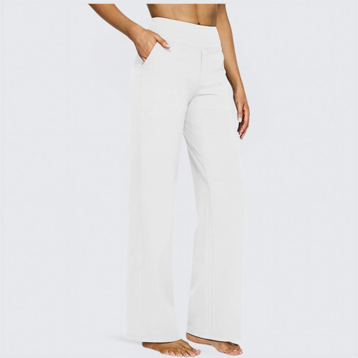 Saskia | Comfortable High-Waist Wide Leg Pants for Yoga and Outdoor Fun