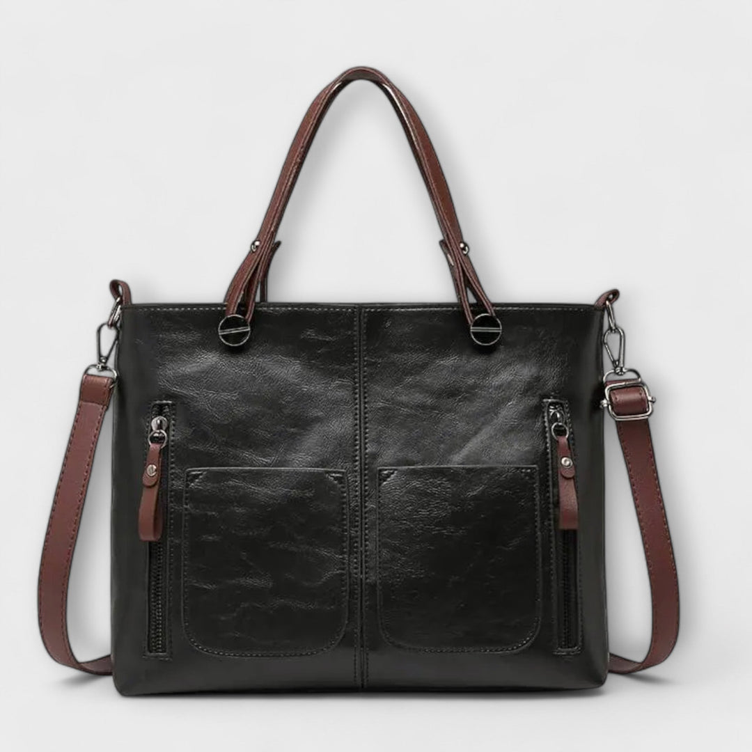 Olivia - Elegant Leather Tote
