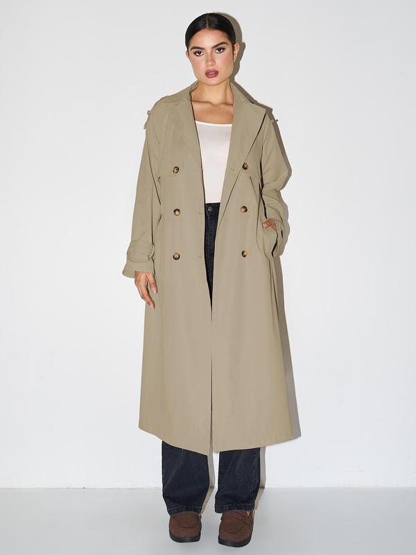 Paige | Elegant Double Breasted Winter Warm Trench Coat