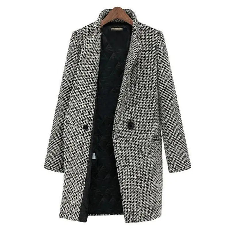 Caitlin | Long Wool Coat