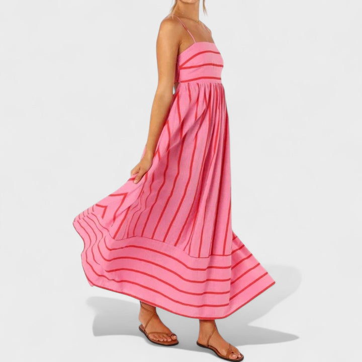 Jasmine - Striped Long Dress
