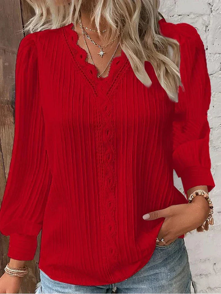 Quinn | Classic Pleated Top