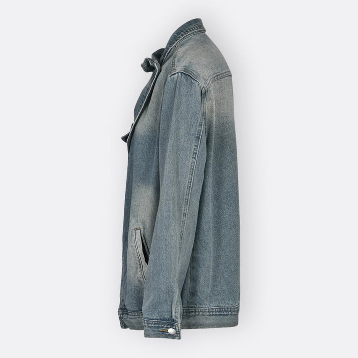 Stella - Vintage Asymmetric Turtleneck Jacket