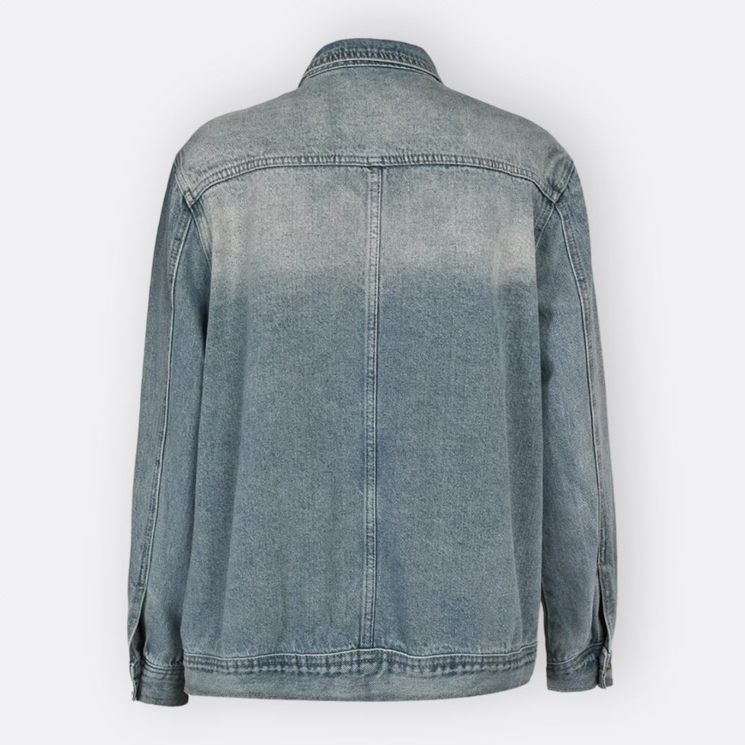 Stella - Vintage Asymmetric Turtleneck Jacket