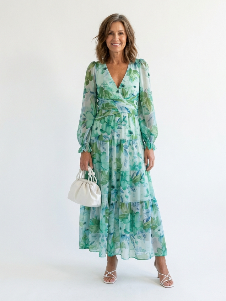 Matilda Floral Long Sleeve Maxi Dress