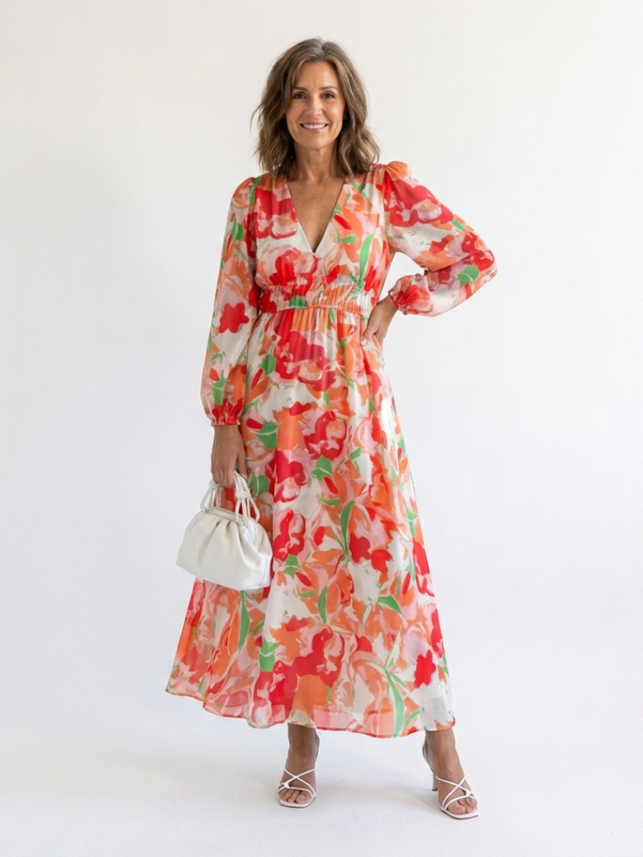 Matilda Floral Long Sleeve Maxi Dress