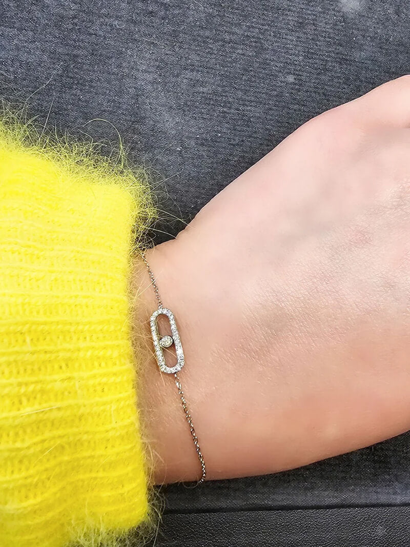 Audrey - Floating Stone Bracelet