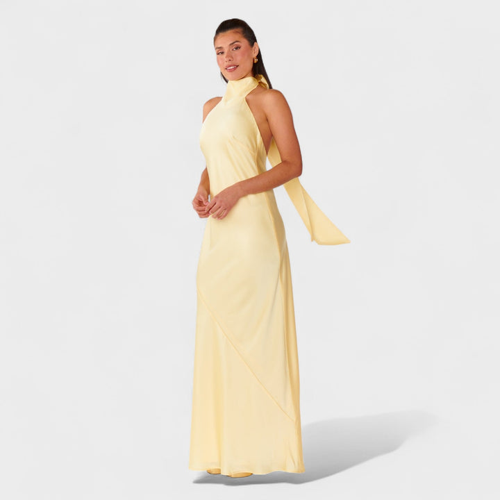 Piper - Satin Bow Dress