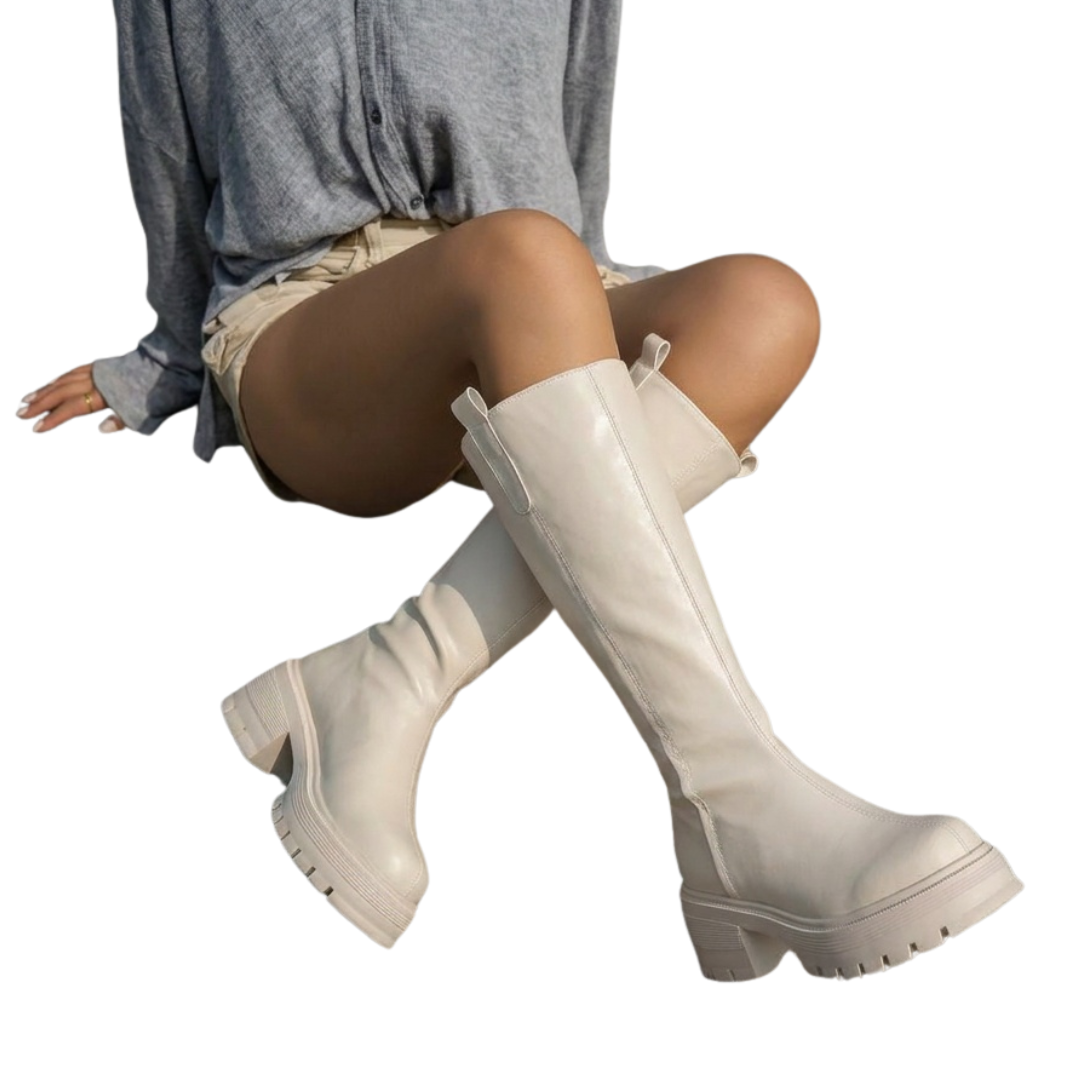 Zara | Cosy Fleece-Lined Tall Shaft Booties
