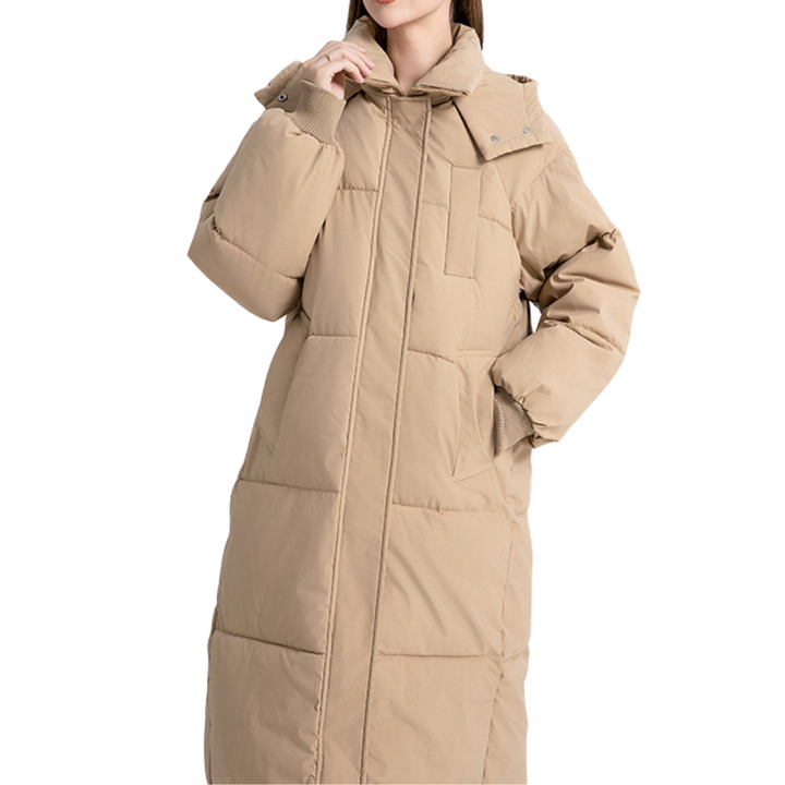 Zara | Cosy Oversized Hooded Long Puffer Coat