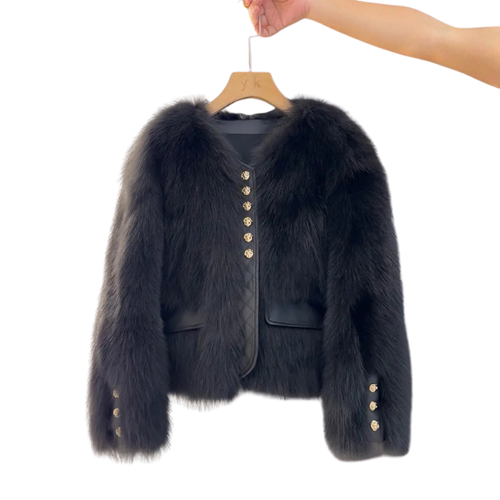 Alana | Korean Faux Fox Fur Coat