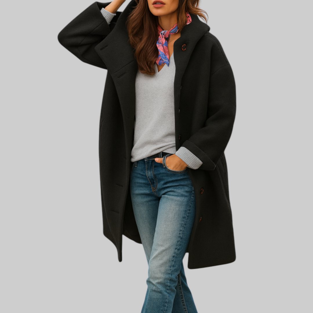 Rose | Comfortable mid-length everyday coat