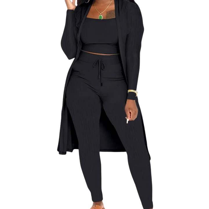 Grace | Cosy Knit Open Front Co-ord Set