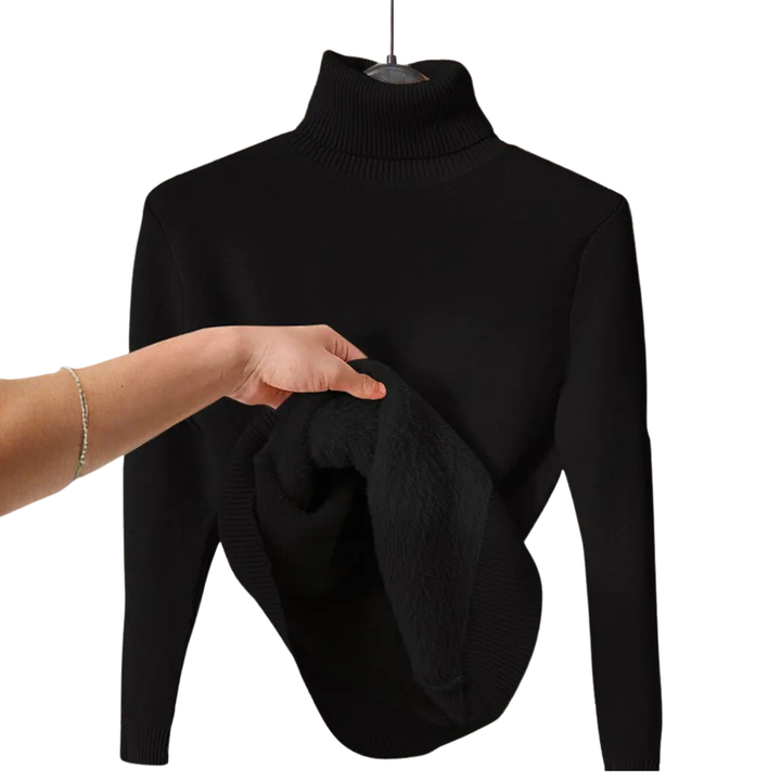 Sophie | Cosy Fleece-Lined Turtleneck Sweater