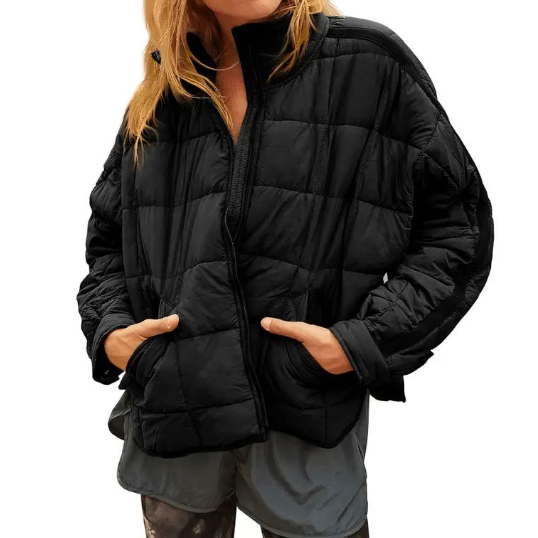 Mia | Lightweight Quilted Zip Puffer Jacket