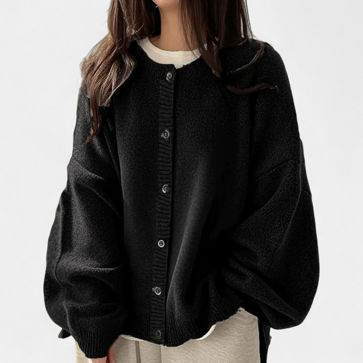 Wendy | Classic Button-Front Knit Cardigan