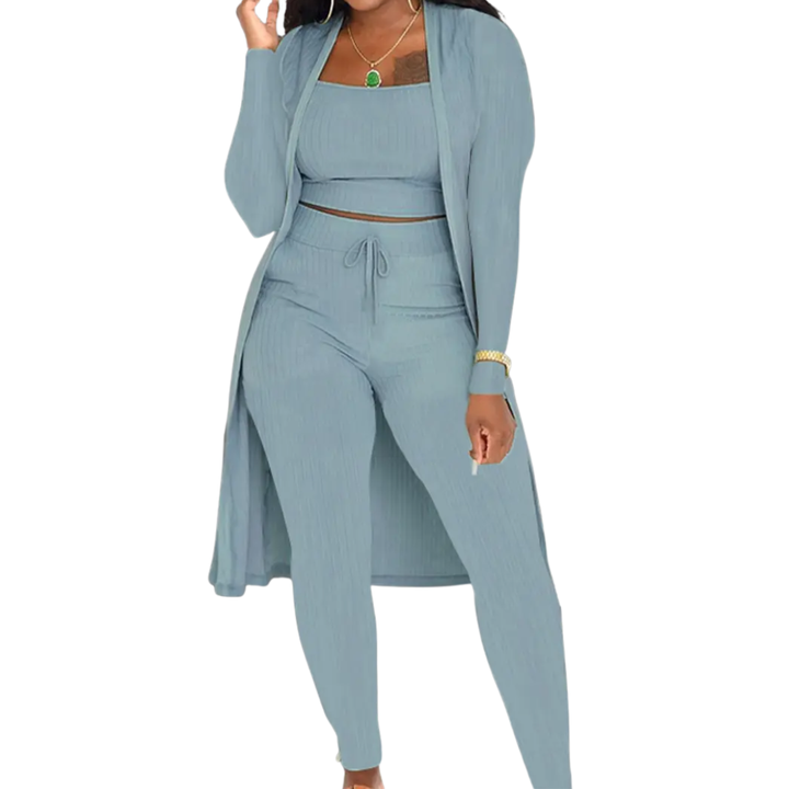 Grace | Cosy Knit Open Front Co-ord Set