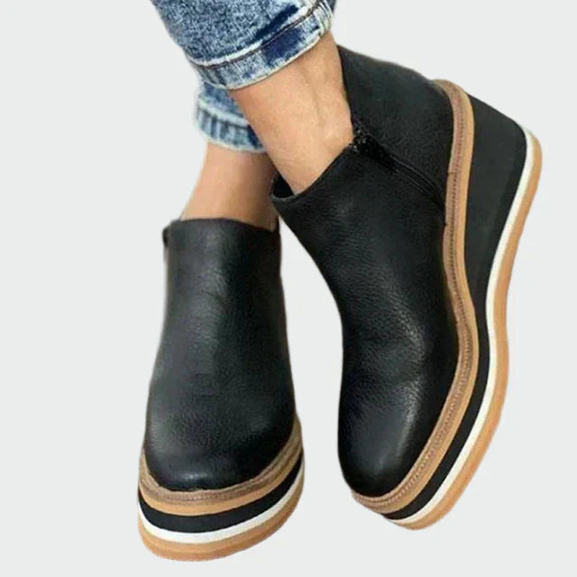 Kiara - Inkas Leather Ankle Boots