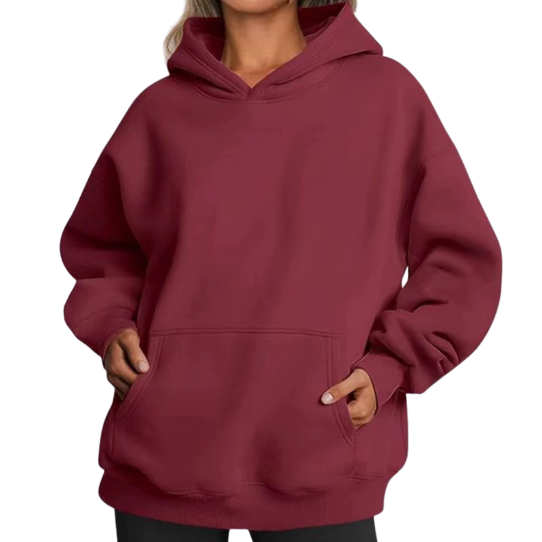 Xanthe | Cosy Oversized Fleece Pullover Hoodie