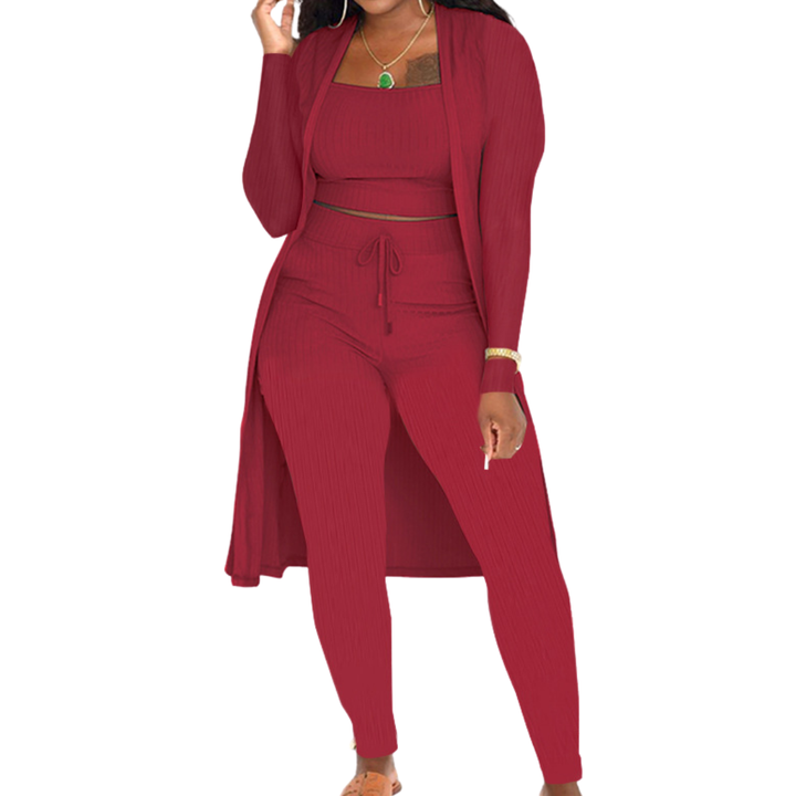 Grace | Cosy Knit Open Front Co-ord Set