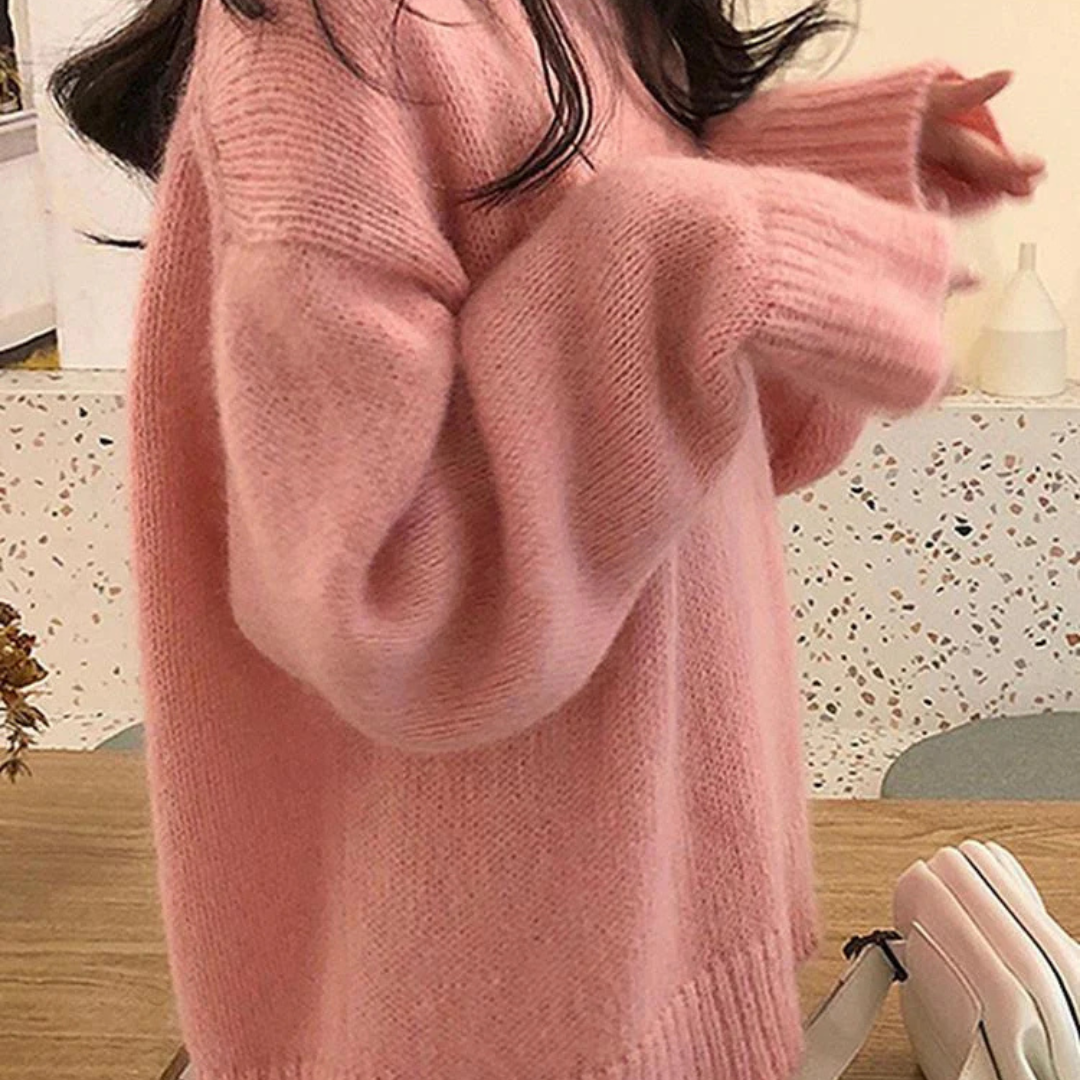 Wendy | Classic Drop Shoulder Long Sleeve Sweater