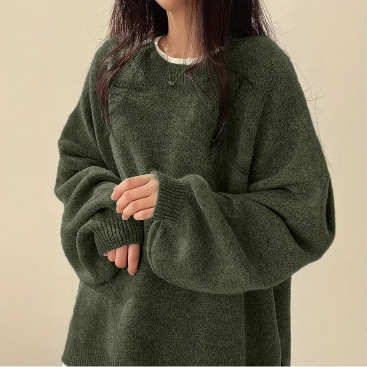 Wendy | Classic Drop Shoulder Long Sleeve Sweater